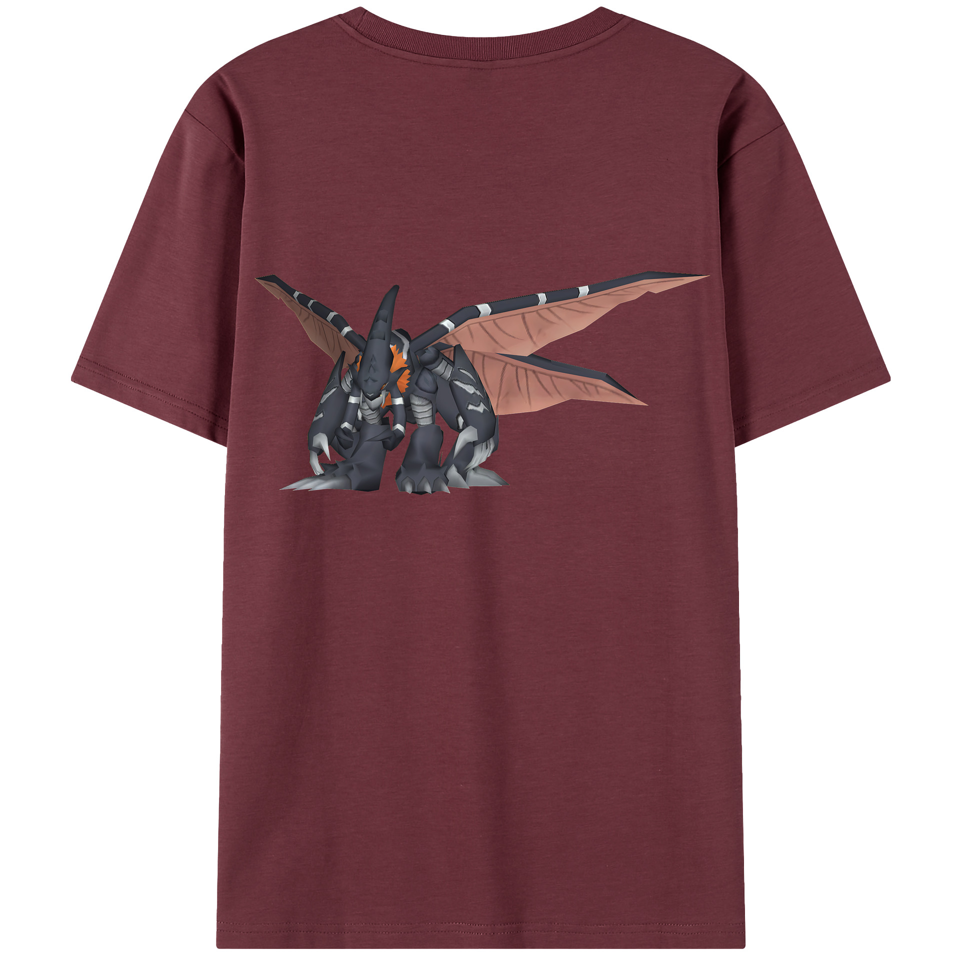 （画像用） Digimon デジタルモンスター/デジモン 綿100％半袖Tシャツ（背面プリント）